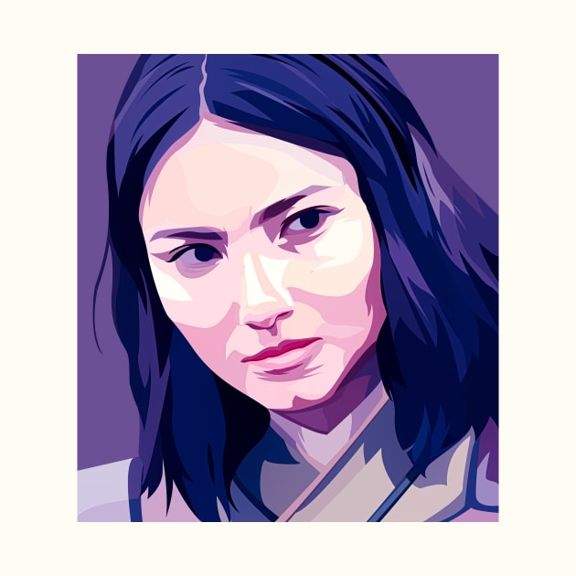 Maria Zhang In Vector Art by Hanafi