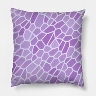 Abstract Geometric Water Pattern - purple pastel scheme Pillow