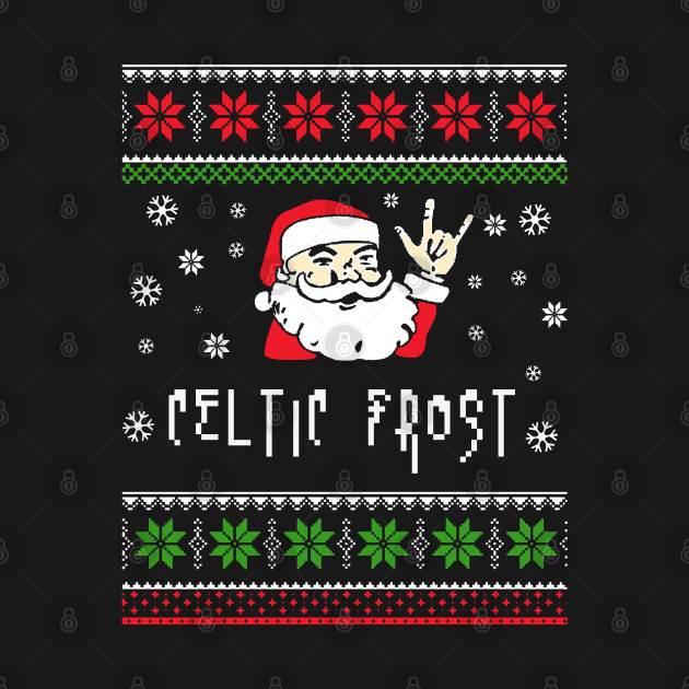 celtic frost santa metal by mantaplaaa