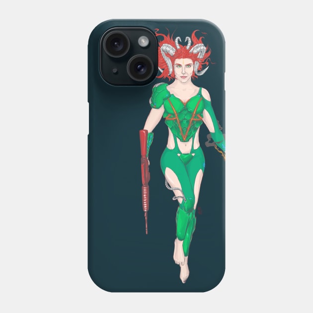 Doom girl Phone Case by nktmrkv