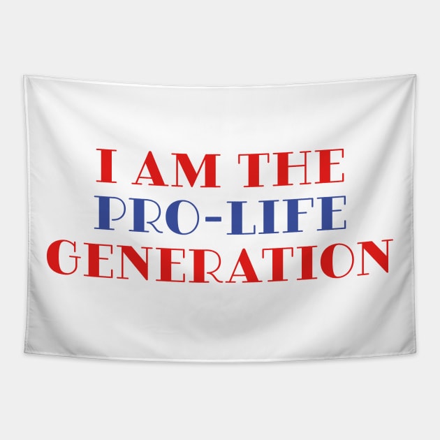 I am the Pro-Life Generation- Amy Coney Barrett Tapestry by snapoutofit