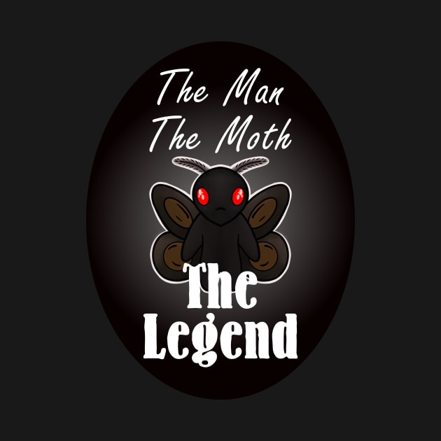 The Man, The Moth, The Legend by Fig-Mon Designs