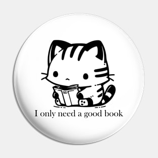 I only need a good book Pin