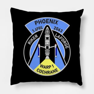 Phoenix Warp 1 First Contract Flight Patch Pillow