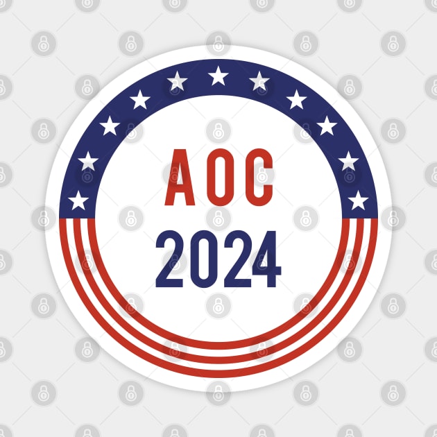 AOC 2024 Magnet by powniels