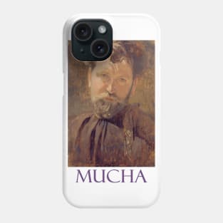 Self-Portrait by Alphonse Mucha Phone Case