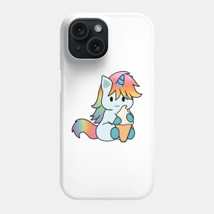 Rainbow Unicorn Ice Cream Phone Case