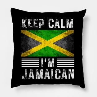 Keep Calm I'm Jamaican Pillow