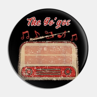 Retro The Go'Gos Pin