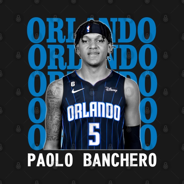 Orlando Magic Paolo Banchero 5 by Thejockandnerd