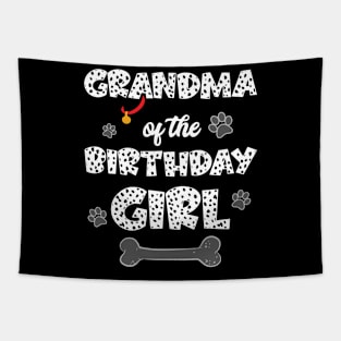 Grandma Of The Birthday Girl Dalmatian Family Tapestry