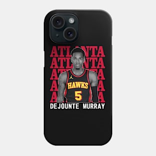 Atlanta Hawks Dejounte Murray 5 Phone Case