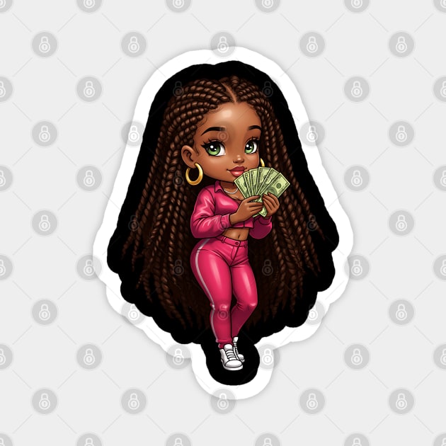 Boos Lady Making Money Magnet by UrbanLifeApparel