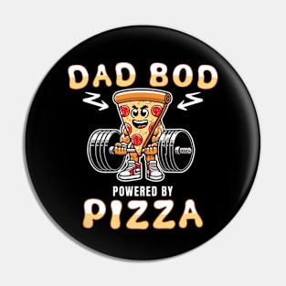 Dad Bod Champion Flaunting Pizza Pin