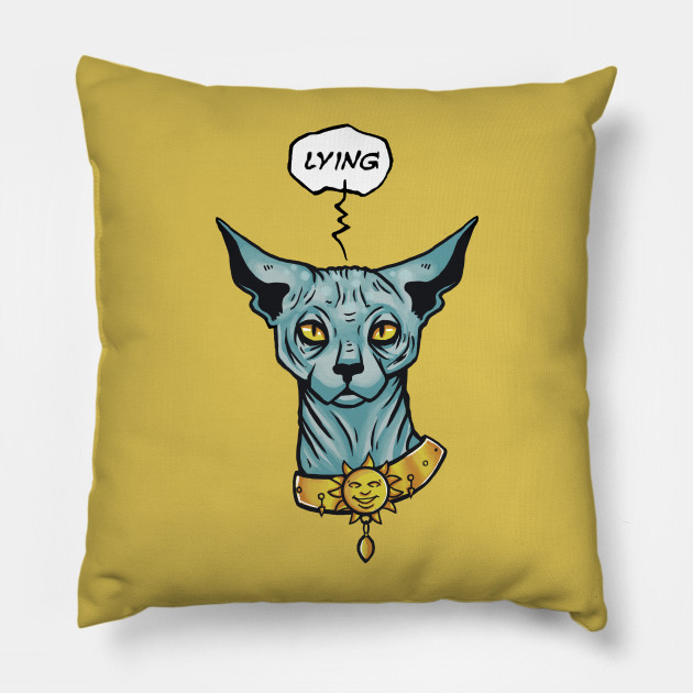 Lying cat