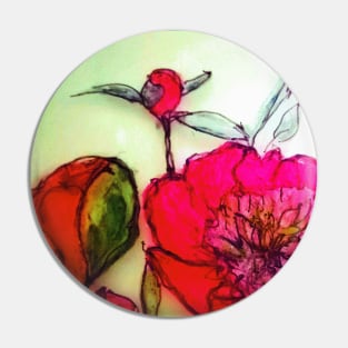 Peonies in the Spring time Pin