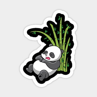 lazy Panda Magnet