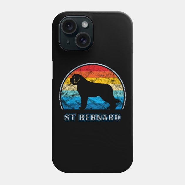 St Bernard Vintage Design Dog Phone Case by millersye