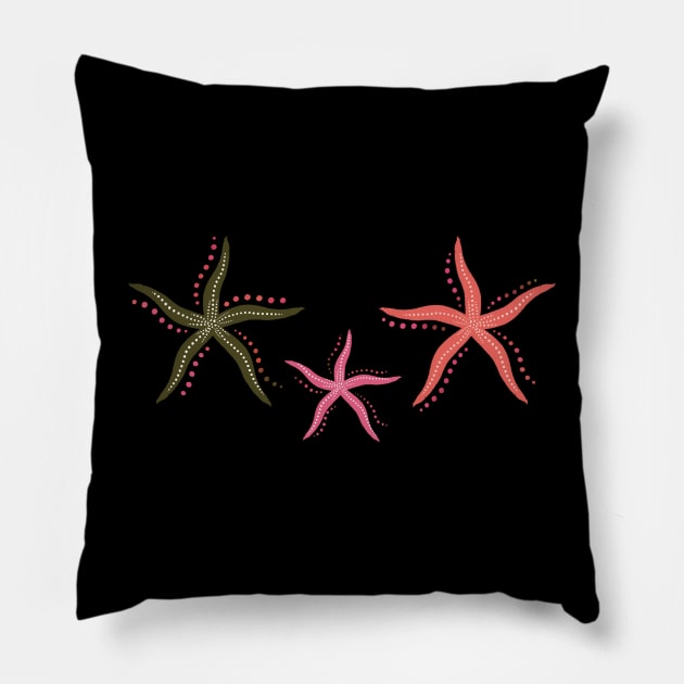 Starfish fashion Pillow by Xatutik-Art