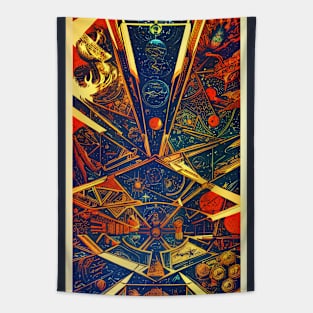 Abstract DMT Visuals Tapestry