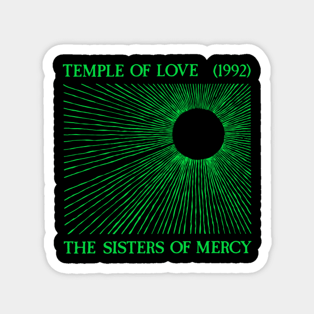 The Sisters Of Mercy Temple Of Love Magnet by Stephensb Dominikn