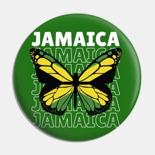 I Love Jamaica // Jamaican Flag // Jamaican Pride Pin