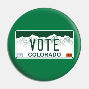 Colorado - VOTE Pin