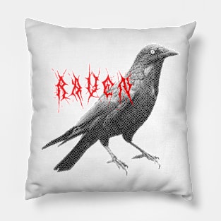 VINTAGE RAVEN GRAPHICS Pillow