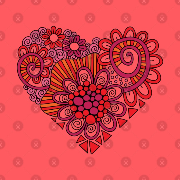 Heart Doodle by Tazi