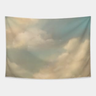 Dramatic Classical Sky Clouds Romantic Aesthetic Tapestry