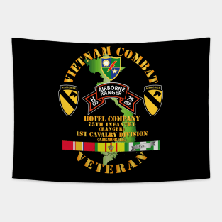 Vietnam Combat Veteran w  H Co 75th Inf Ranger - 1st Cav Div Tapestry