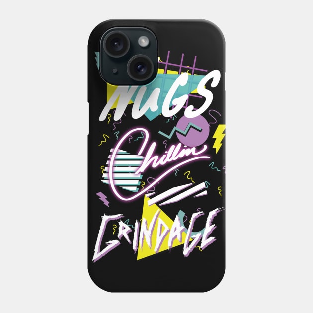 Nugs Chillin and Grindage Phone Case by EmrysDesigns