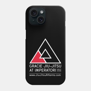 GRACIE JIU JITSU AT IMPERATORI on black Phone Case