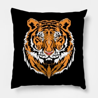 Tiger Head Pillow