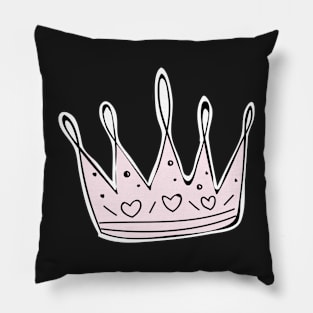 Crown Pink princess Pillow