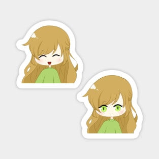 OC Natsumi-chan sticker sheet 3 Magnet