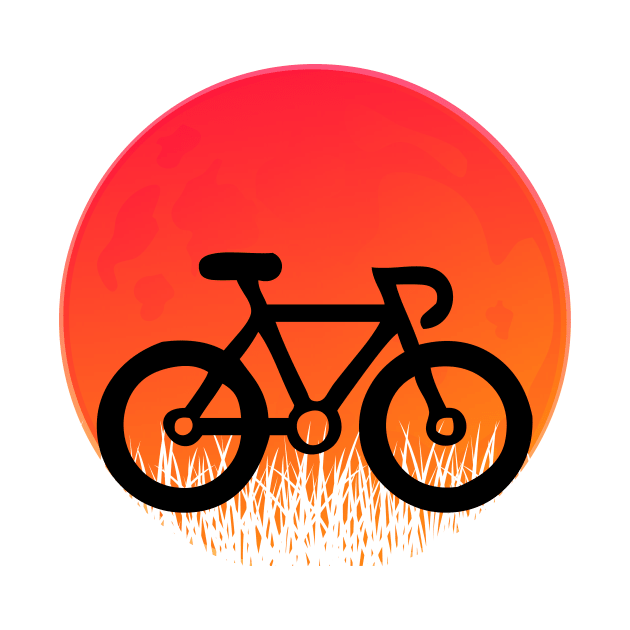 Cycling sunset retro vintage style by GameOn Gear