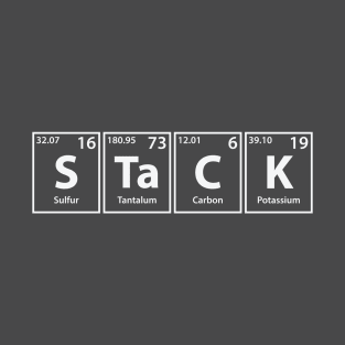 Stack (S-Ta-C-K) Periodic Elements Spelling T-Shirt