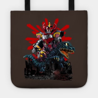 Godzilla vs Megazord Tote