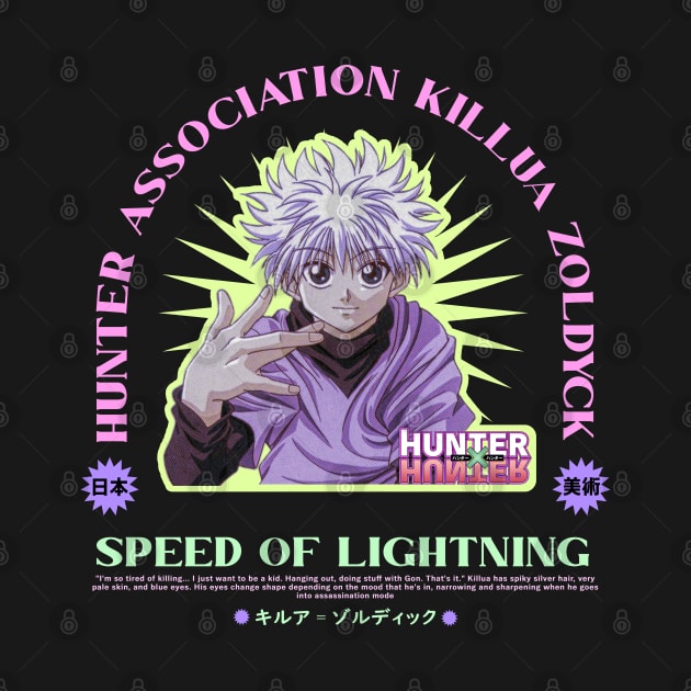 Killua Zoldyck Hxh Streetwear by pangsitmieayam