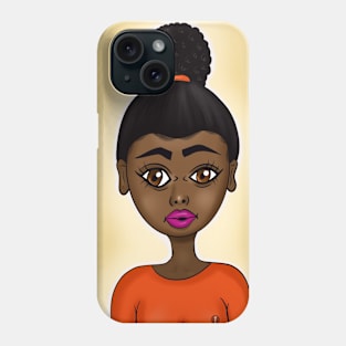 Black girl magic, cute digital art Phone Case