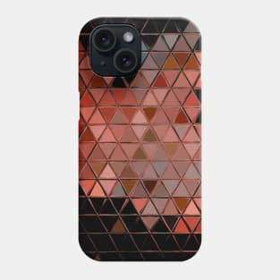 Orange Stained Glass Maple Leaf Autumn Phone Case