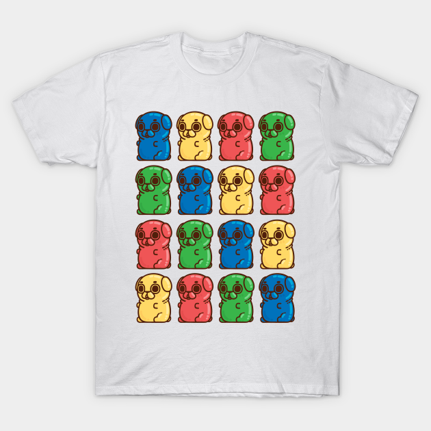 Gummy Puglie - Pug - T-Shirt