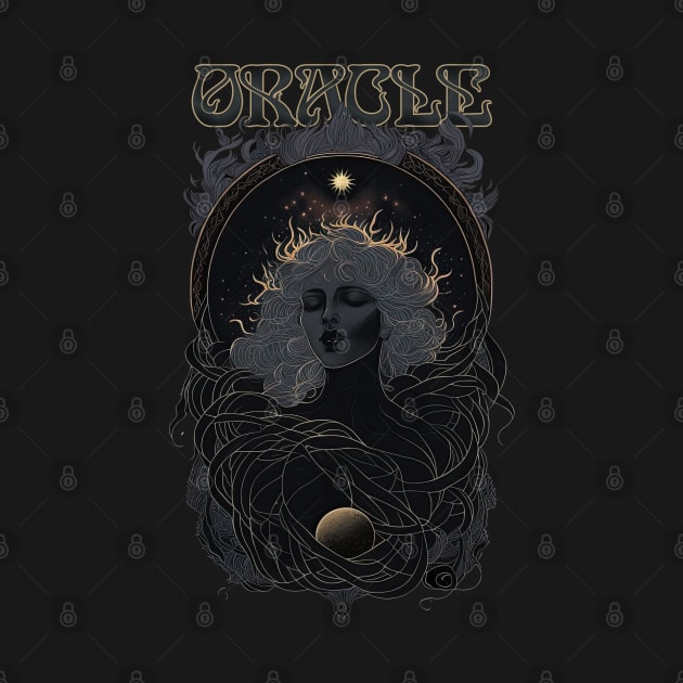 Oracle - Ancient Witch Priestess of Prophecy Art Nouveau by AltrusianGrace