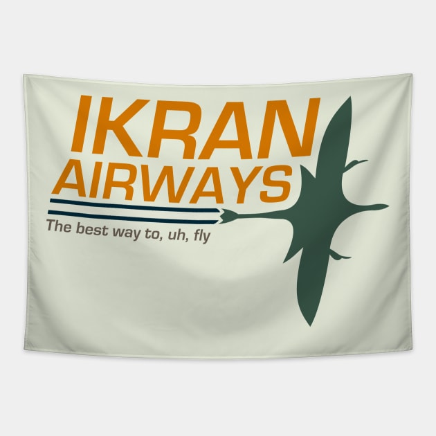 Ikran Airways Tapestry by brkgnews