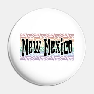 LGBTQ PATTERN AMERICA : NEW MEXICO Pin