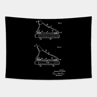 Method of Printing Vintage Patent Hand Drawing Tapestry