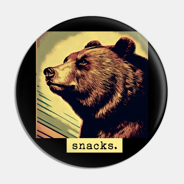 Bear snacks Pin by REDWOOD9