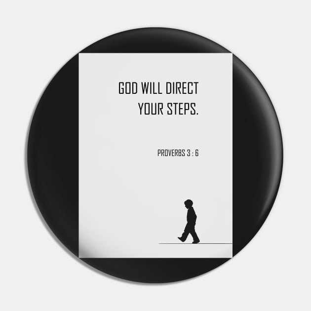 God will direct your steps | Bible verse Pin by Archana7