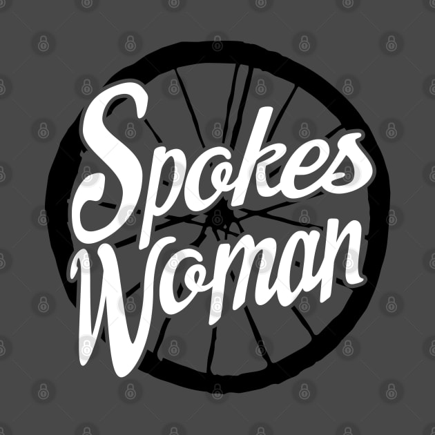 Cycling Spokes Woman - 2 Color by jbfatcats